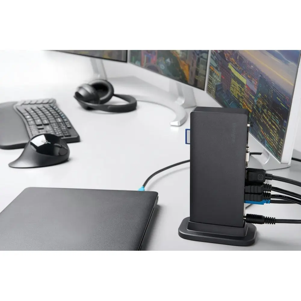 Kensington SD4849P 4K Scalable USB-C 100W PD Docking Station For PC/Laptop Black