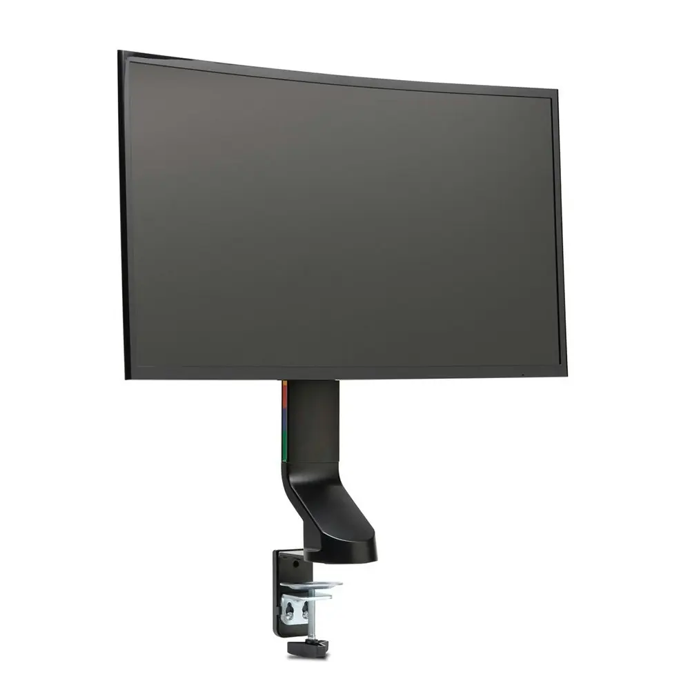 Kensington Space Saving Single Arm VESA Mount Holder Storage For Monitor Black