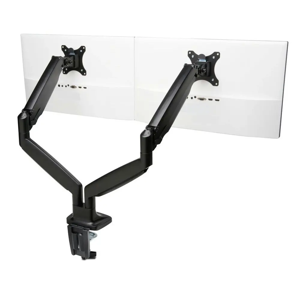 Kensington SmartFit One Touch Dual Arm Mount Holder For 13in-32in Monitor Black