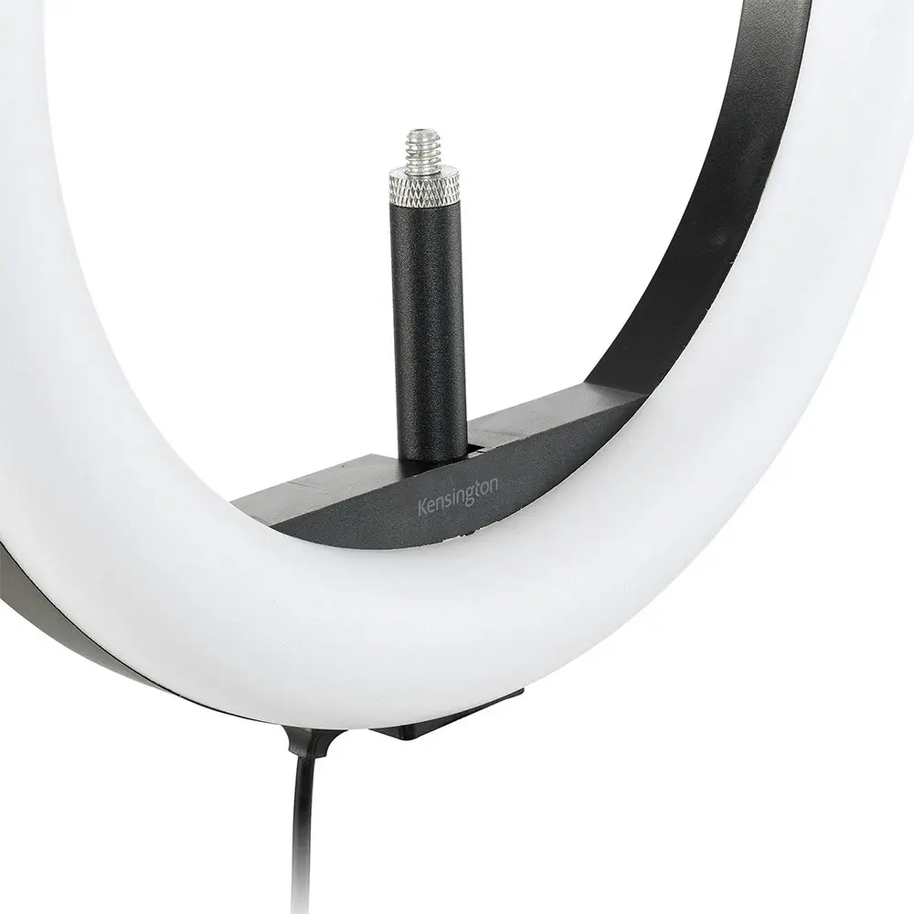 Kensington L1000 Pro VC USB Bi-Colour Ring Light w/ Webcam Mount/Holder Black