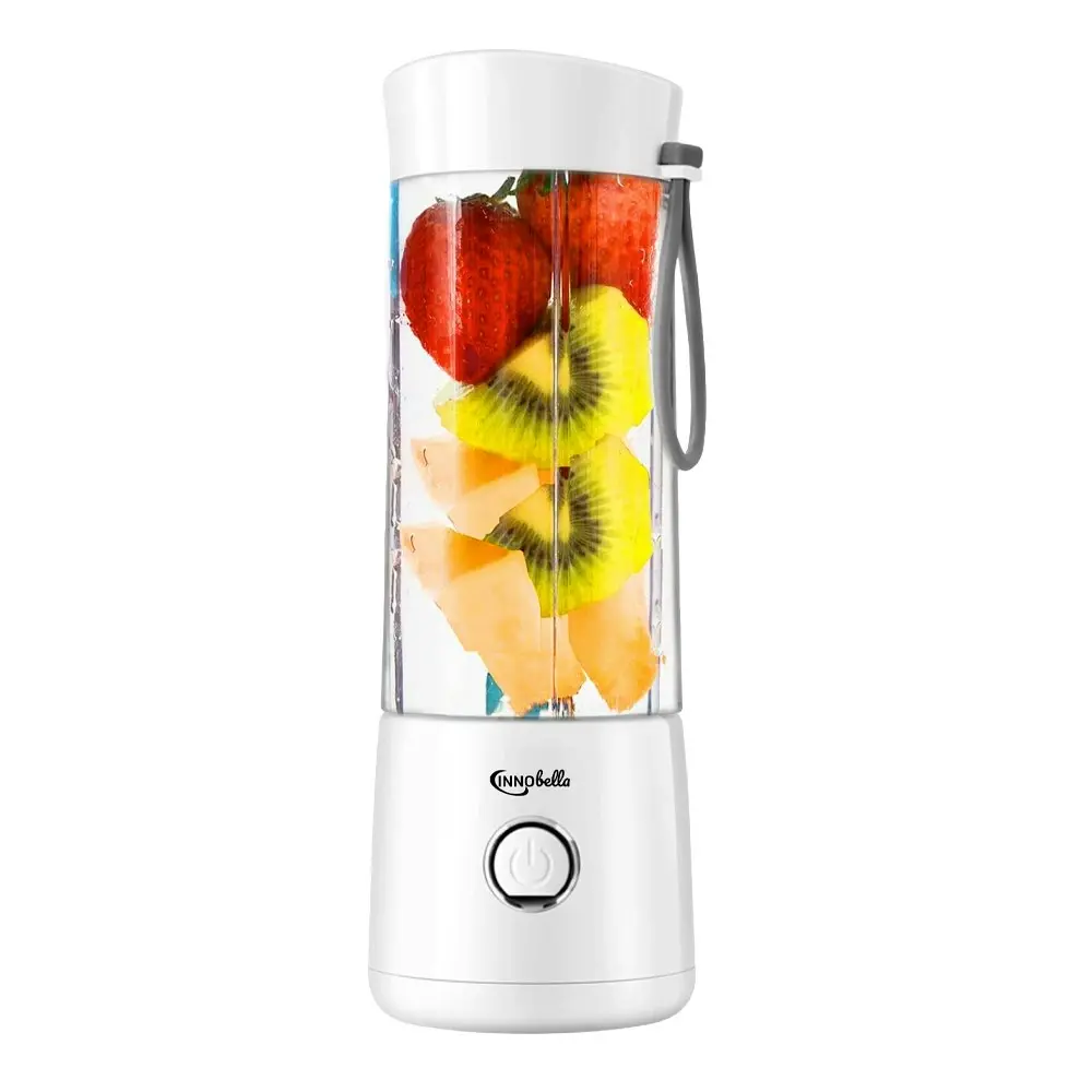 Innobella Blendermaxx 24cm/410ml Portable Food/Fruit Blender w/ Strainer White