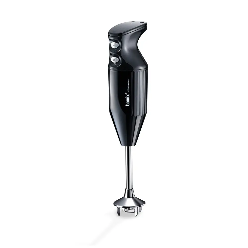 Bamix Mono 140W Electric Hand Stick Blender Beat/Shred/Chop Mixer w/Beaker Black