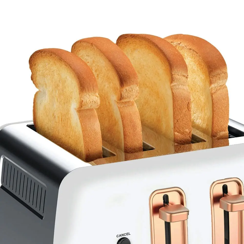 Morphy Richards Ascend 4 Slice Bread Toaster Home/Kitchen Rose Gold White