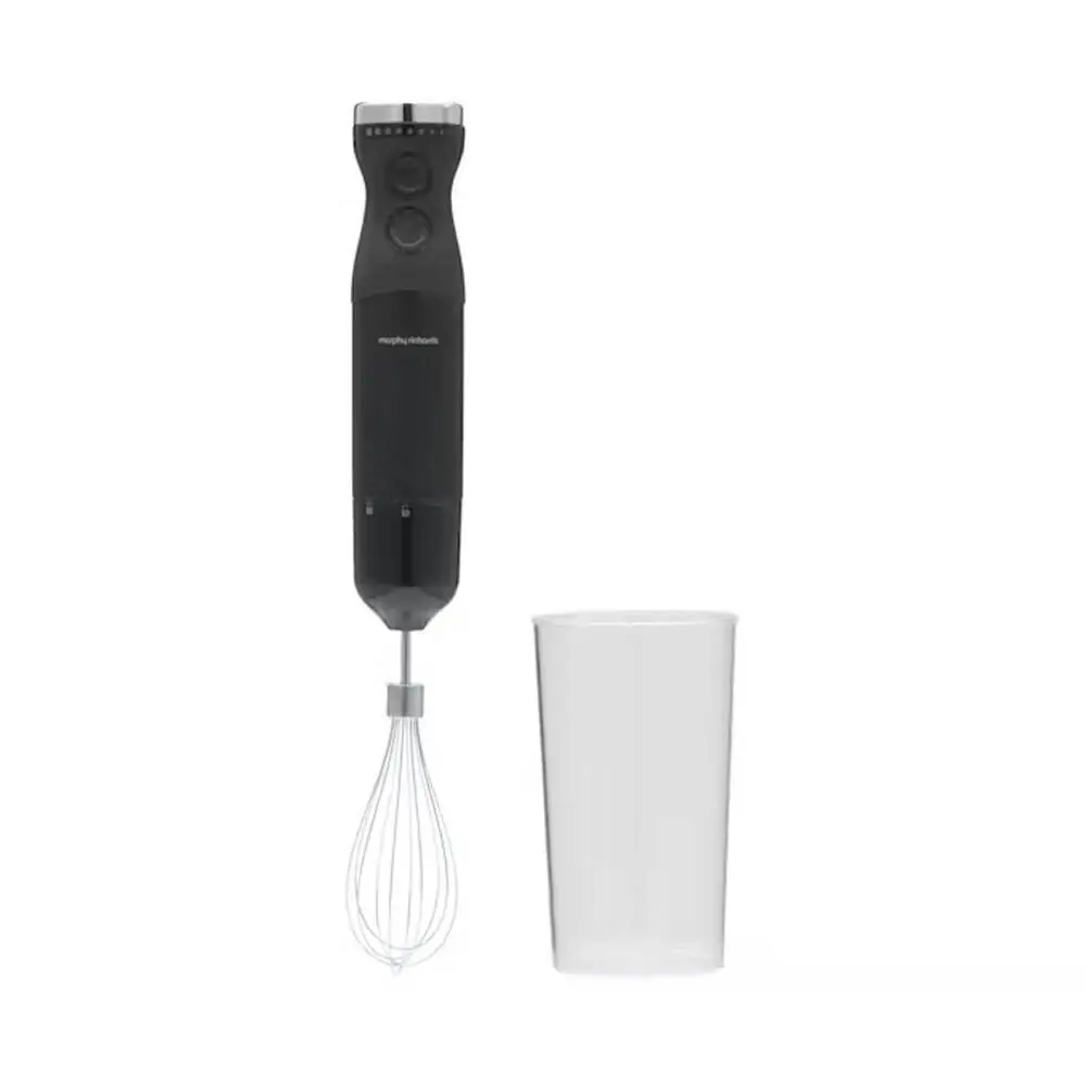 Morphy Richards Electric Hand Held Stick Blender/Chopper/Whisk Set Black 800W