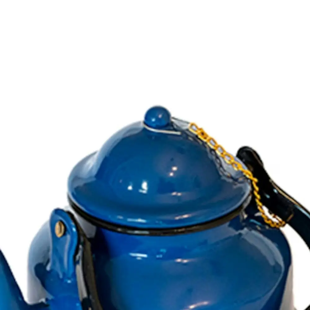 Urban Style Enamelware 2L Induction Oven Multipurpose Tea Kettle w/ Handle Blue