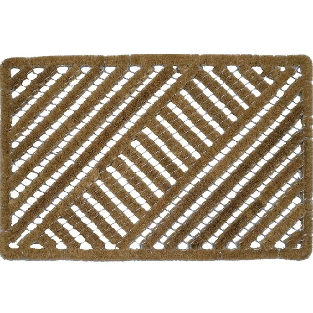 Solemate Coir Wire Scraper 50x80cm Stylish/Durable Outdoor Front Doormat