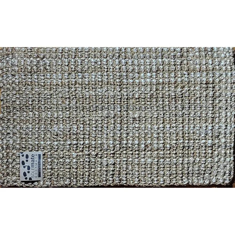 2PK Solemate Jute & Coconut Coir Bubble Dark 45x75cm  Outdoor Entrance Doormat