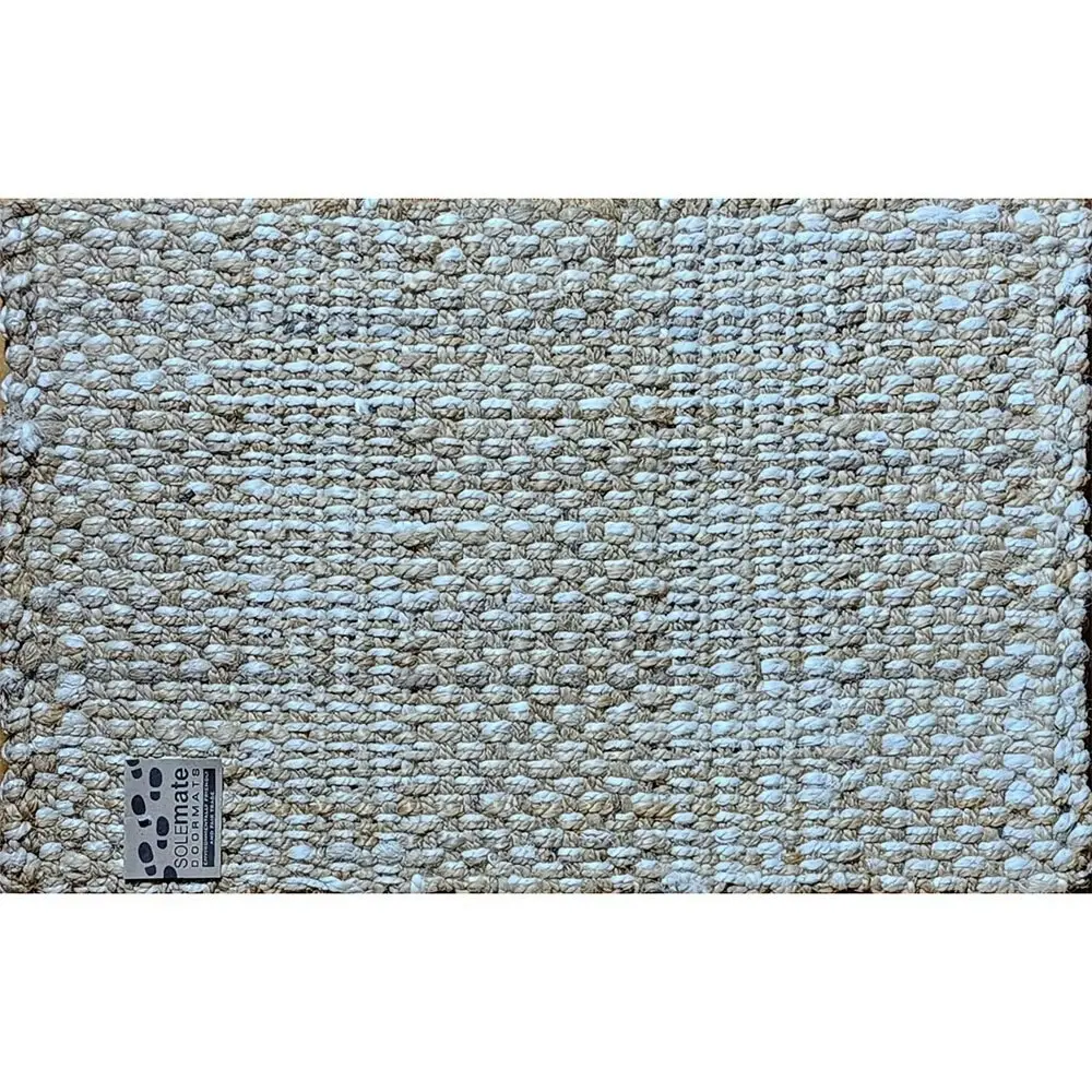 Solemate Jute, Stripes & Knots 50x80cm Stylish Outdoor Entrance Doormat