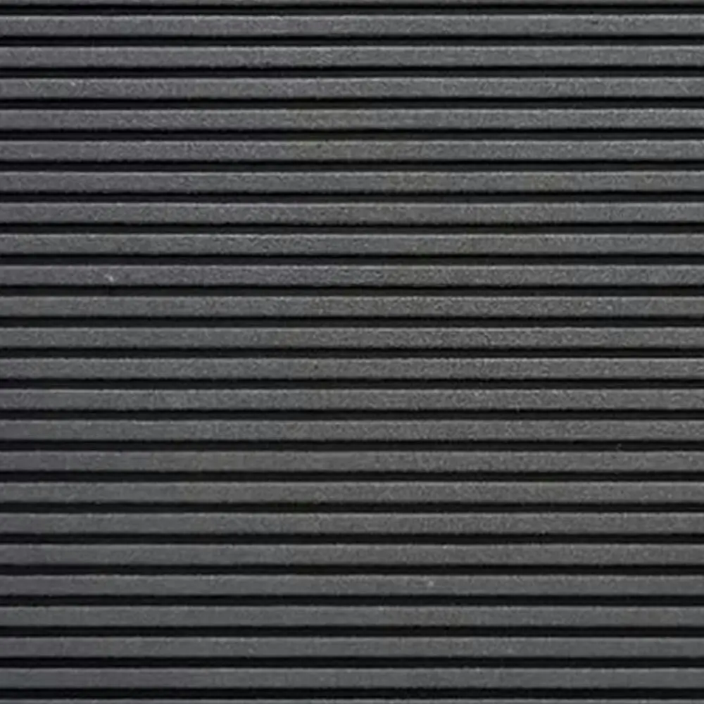 Solemate Rubber Welcome Stripe 45x75cm Functional Outdoor Front Doormat