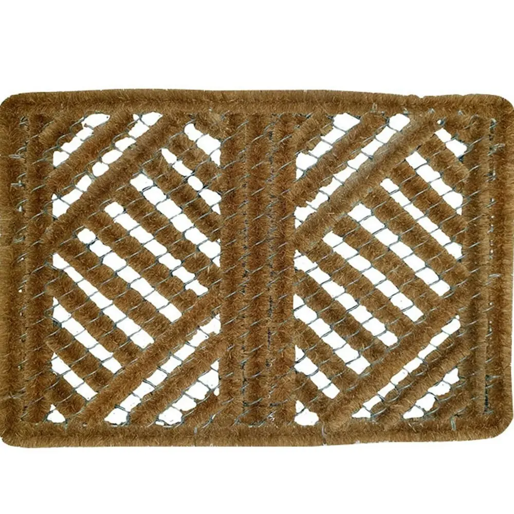 Solemate Coir Wire Scraper 40x60cm Stylish/Durable Outdoor Front Doormat