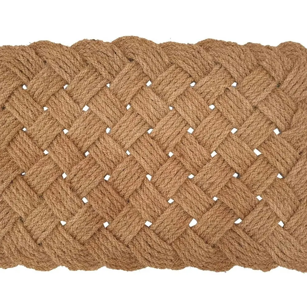 Solemate Coir Rope Criss Cross  60x90cm Stylish Outdoor Entrance Doormat