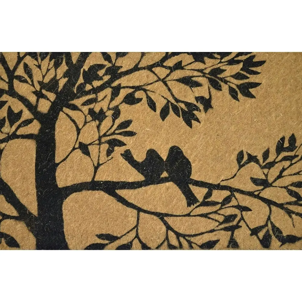 Solemate Premium Bird in Tree 50x80cm Functional Outdoor Front Doormat