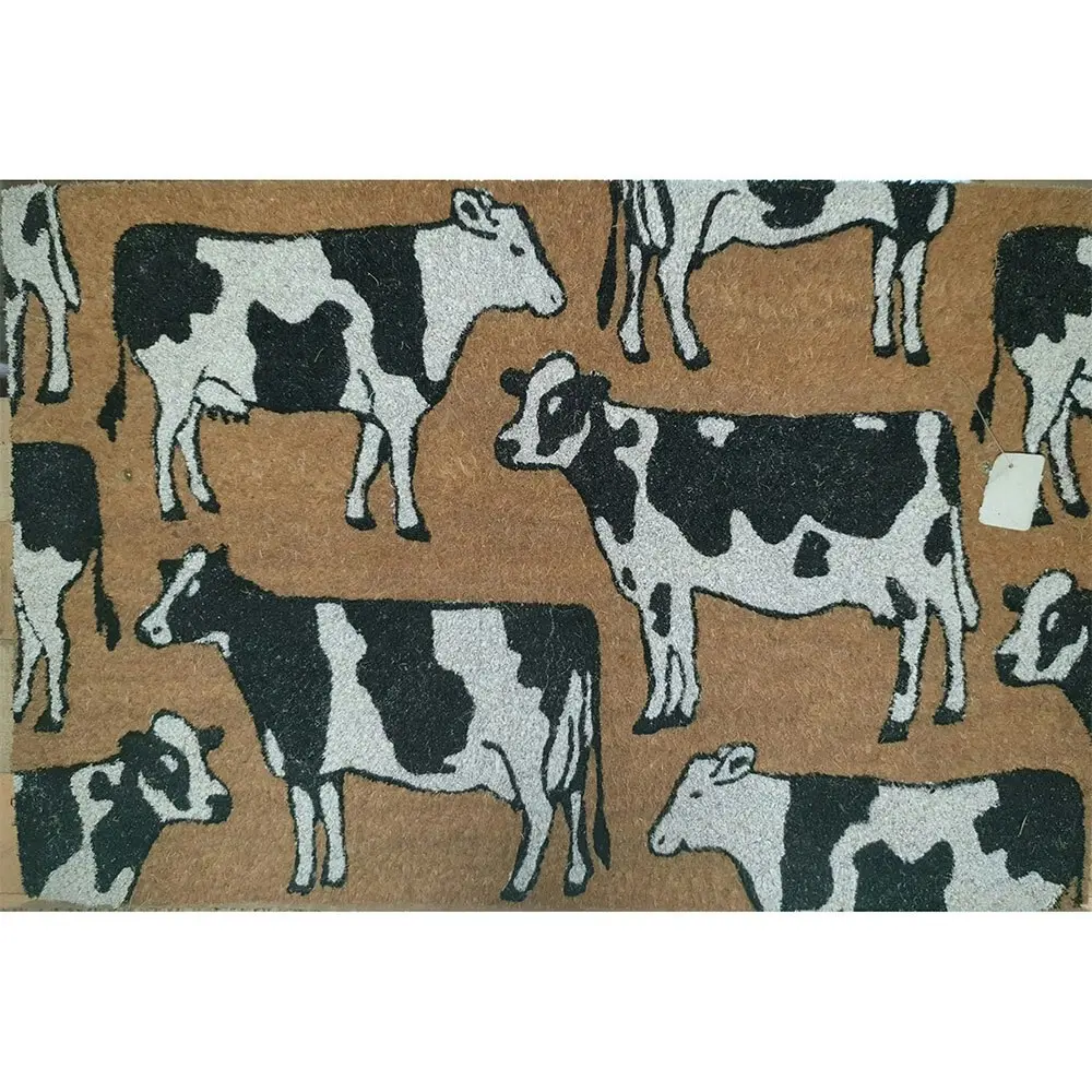 Solemate Premium Dairy Cows Mat Biodegradable Fair Trade 50x80cm Black & White