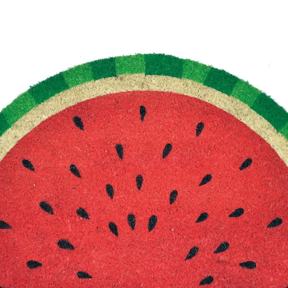 Solemate Latex Water Melon Mat Fair Trade Biodegradable 45x75cm Red & Green