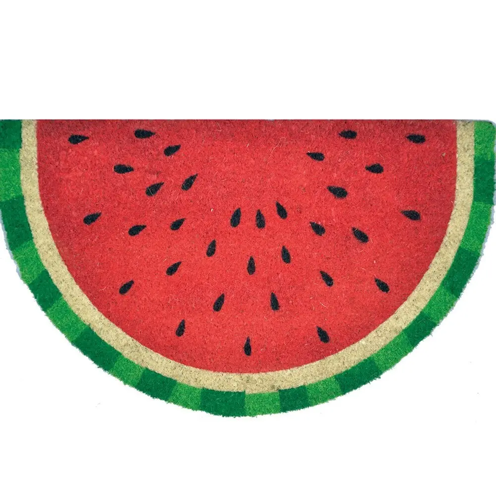 Solemate Latex Water Melon Mat Fair Trade Biodegradable 45x75cm Red & Green