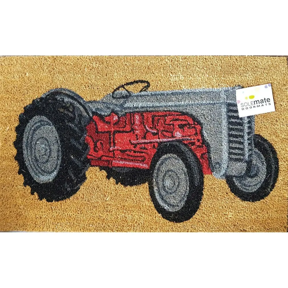 Solemate Latex Backed Coir Ferguson Tractor 45x75cm Slimline Outdoor Doormat