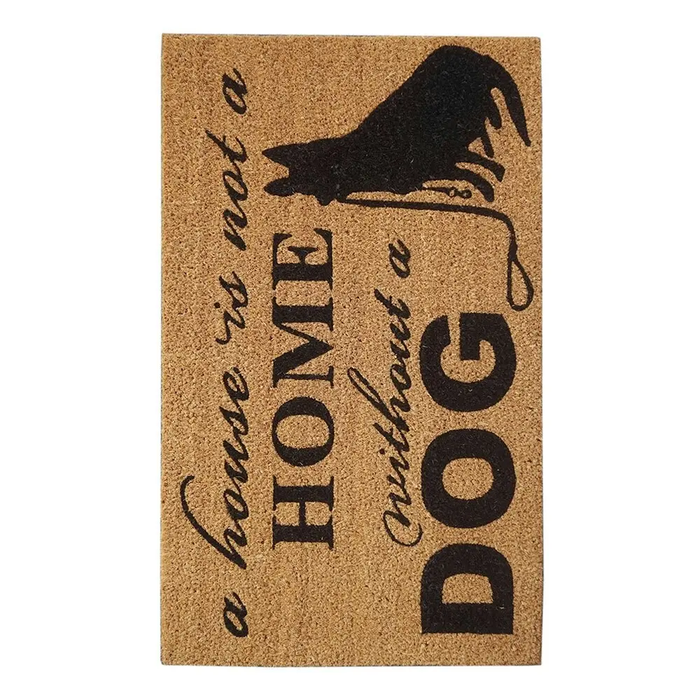 Solemate Latex-Backed Coir Home Dog 45x75cm Slimline Outdoor Stylish Doormat