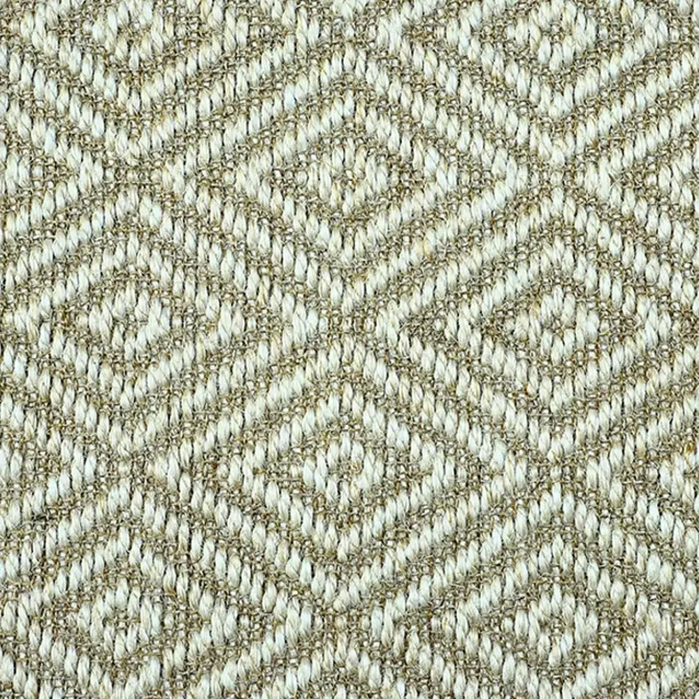 Solemate Latex Sisal 2 Tone Nat Diamond 60x90cm  Outdoor Entrance Doormat