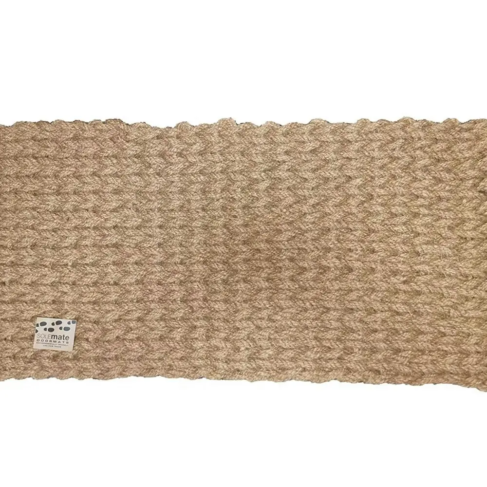 Solemate Coir Rope Knit Weave 60X120 cm Stylish Outdoor Entrance Doormat