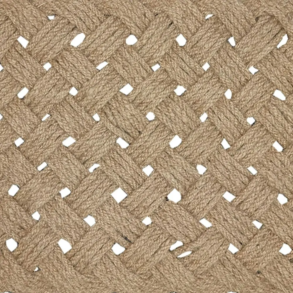 Solemate Coir Rope Criss Cross 60x120cm Stylish Outdoor Entrance Doormat