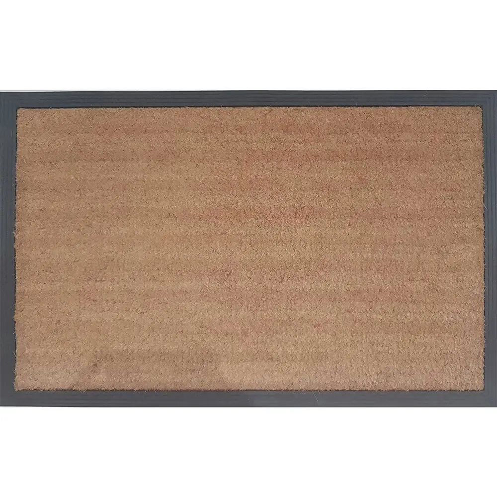 Solemate Rubber & Coir Natural 60x95cm Functional Outdoor Front Doormat