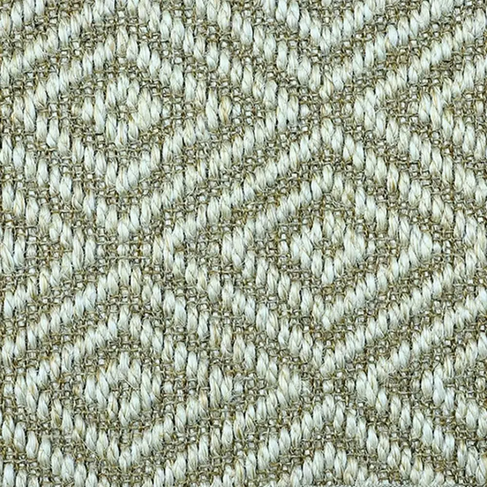 Solemate Latex Sisal 2 Tone Nat Diamond 45x75cm  Outdoor Entrance Doormat