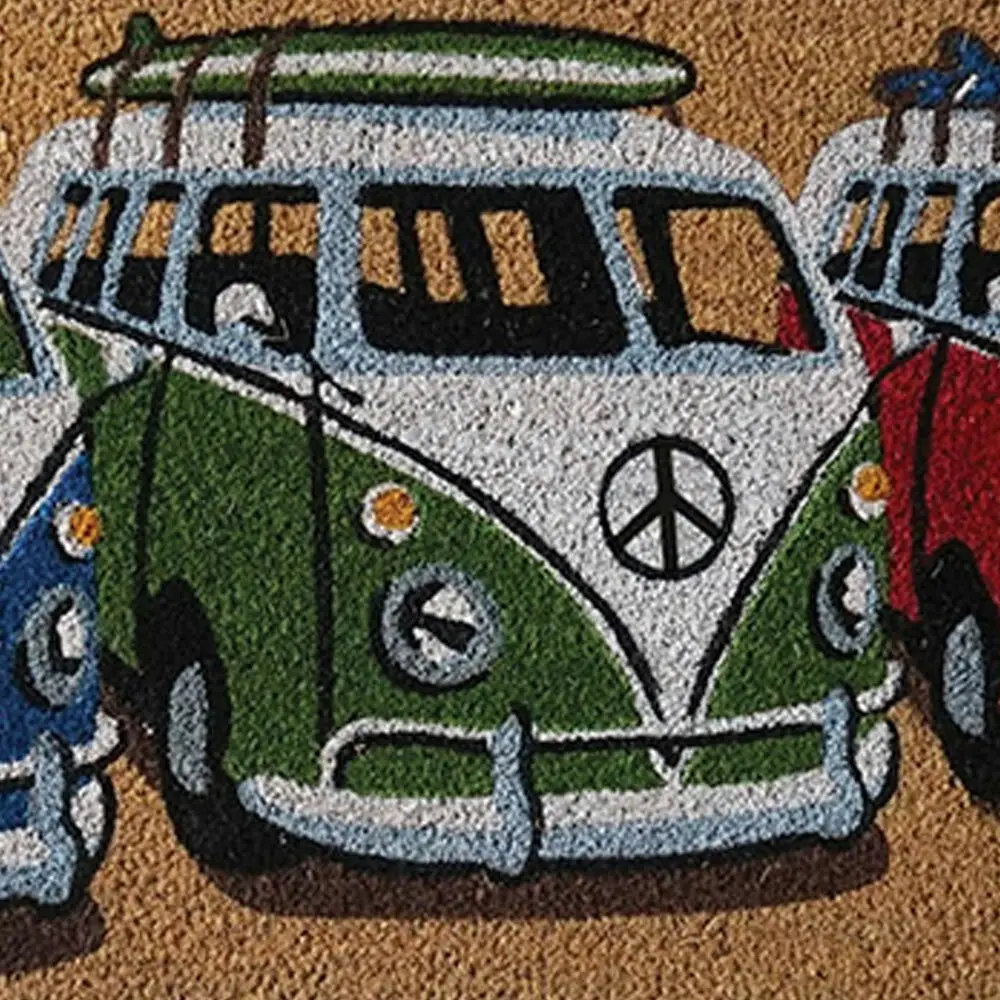 Solemate Latex Backed Coir 3 Kombi's 45x110cm Slim Outdoor Stylish Doormat