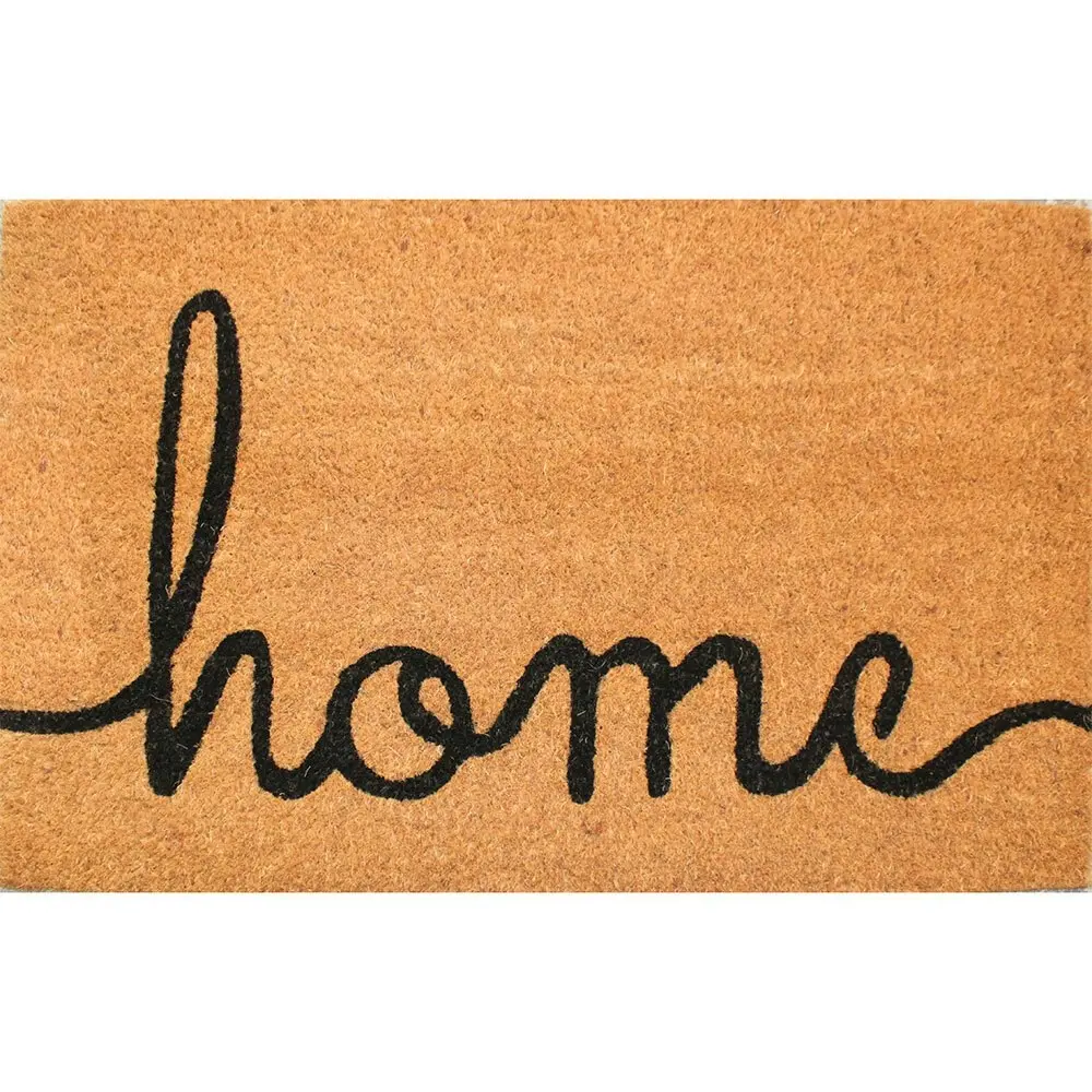 Solemate Coir Home Mat 50x80cm Eco Friendly Sustainable Home Natural & Black