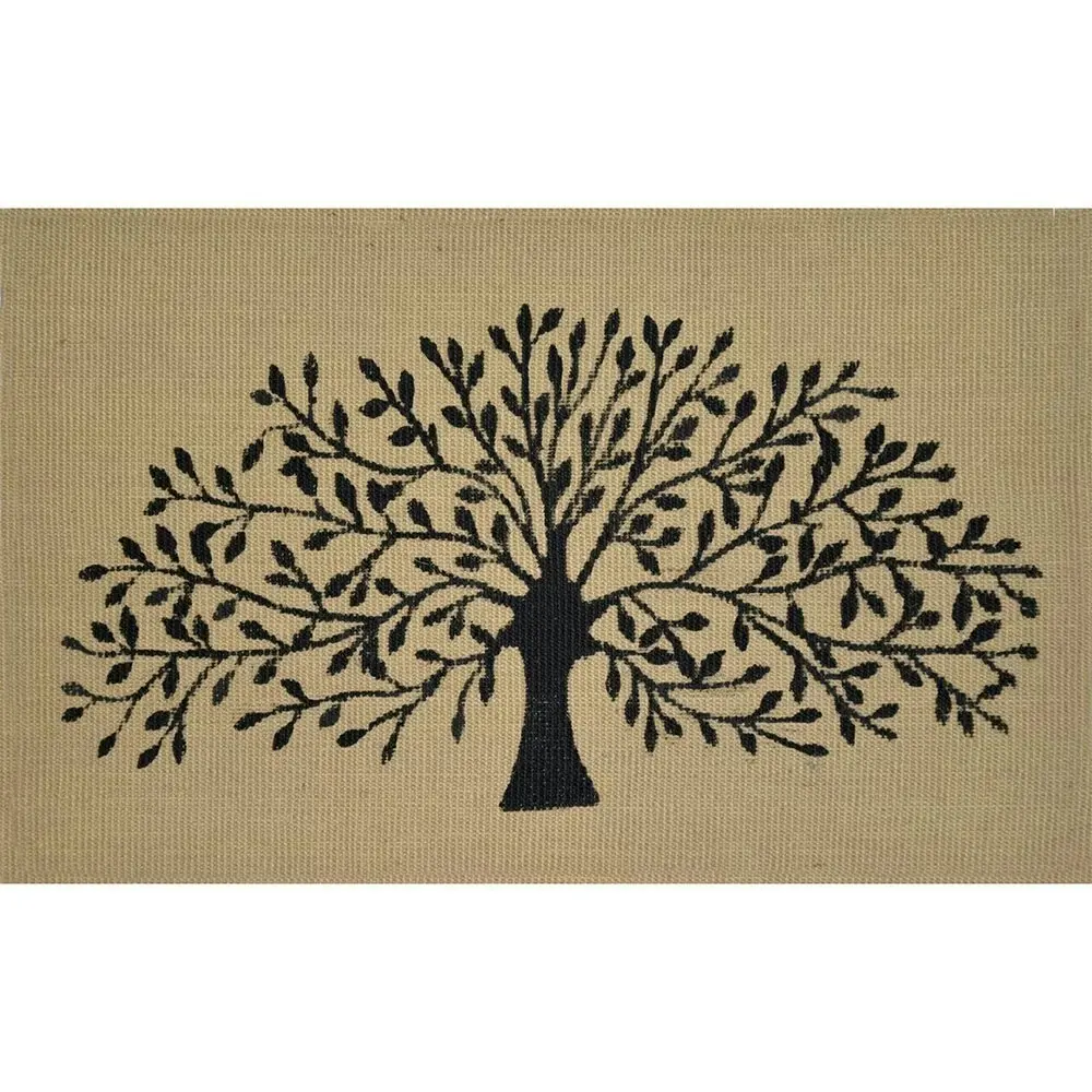 Solemate Jute L/B Natural Tree 50x 80cm Stylish Outdoor Entrance Doormat