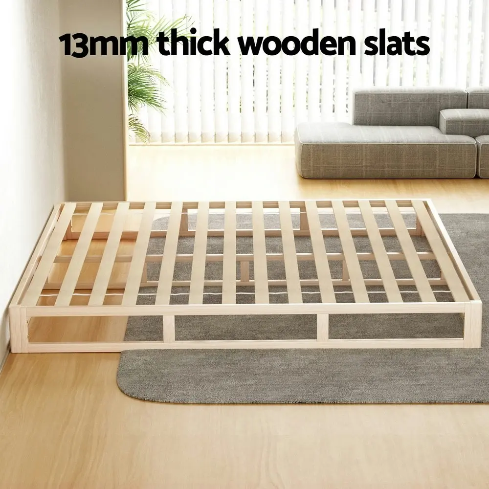 Artiss Bed Frame King Size Wooden Bed Base KALAM