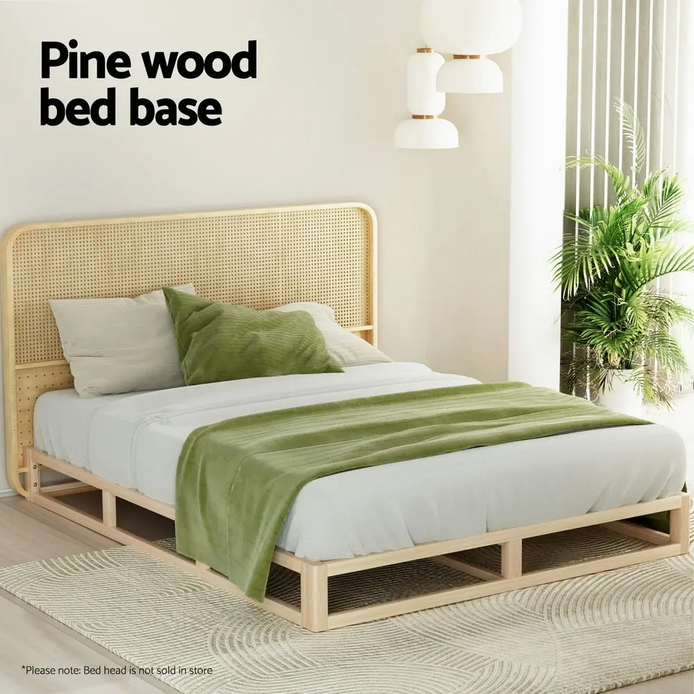 Artiss Bed Frame Queen Size Wooden Bed Base KALAM