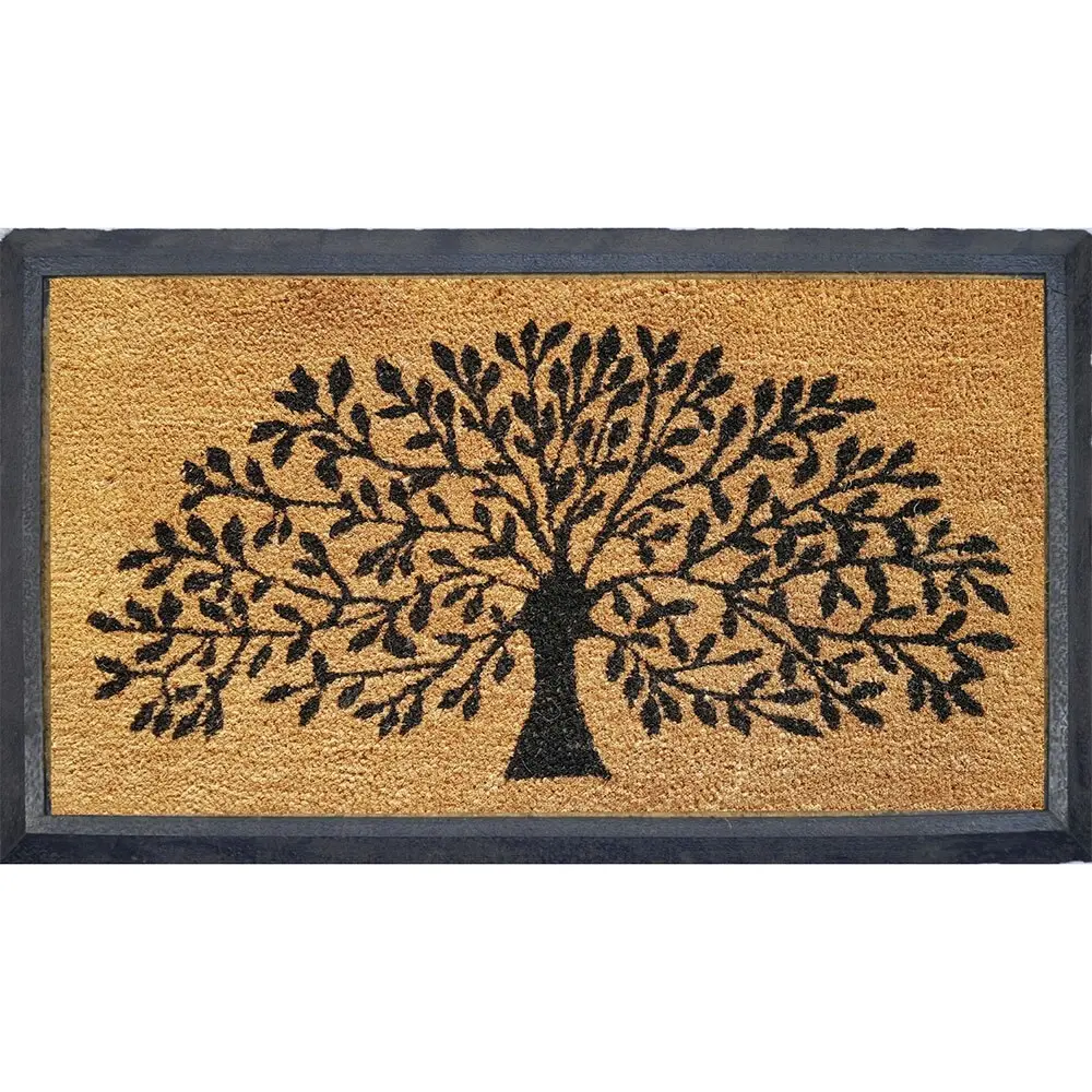 Solemate Tree of Life Themed 40x70cm Stylish Durable Outdoor Front Doormat