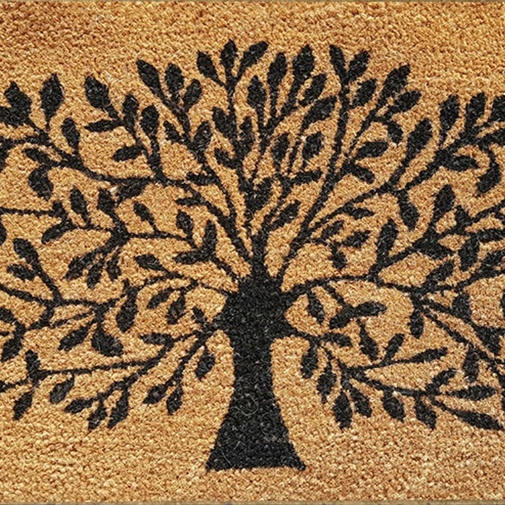 Solemate Tree of Life Themed 40x70cm Stylish Durable Outdoor Front Doormat