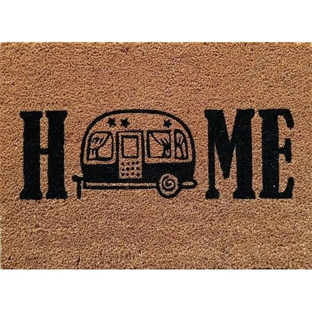 2PK Solemate Latex Coir Camper Home 40x55cm Stylish Outdoor Front Doormat