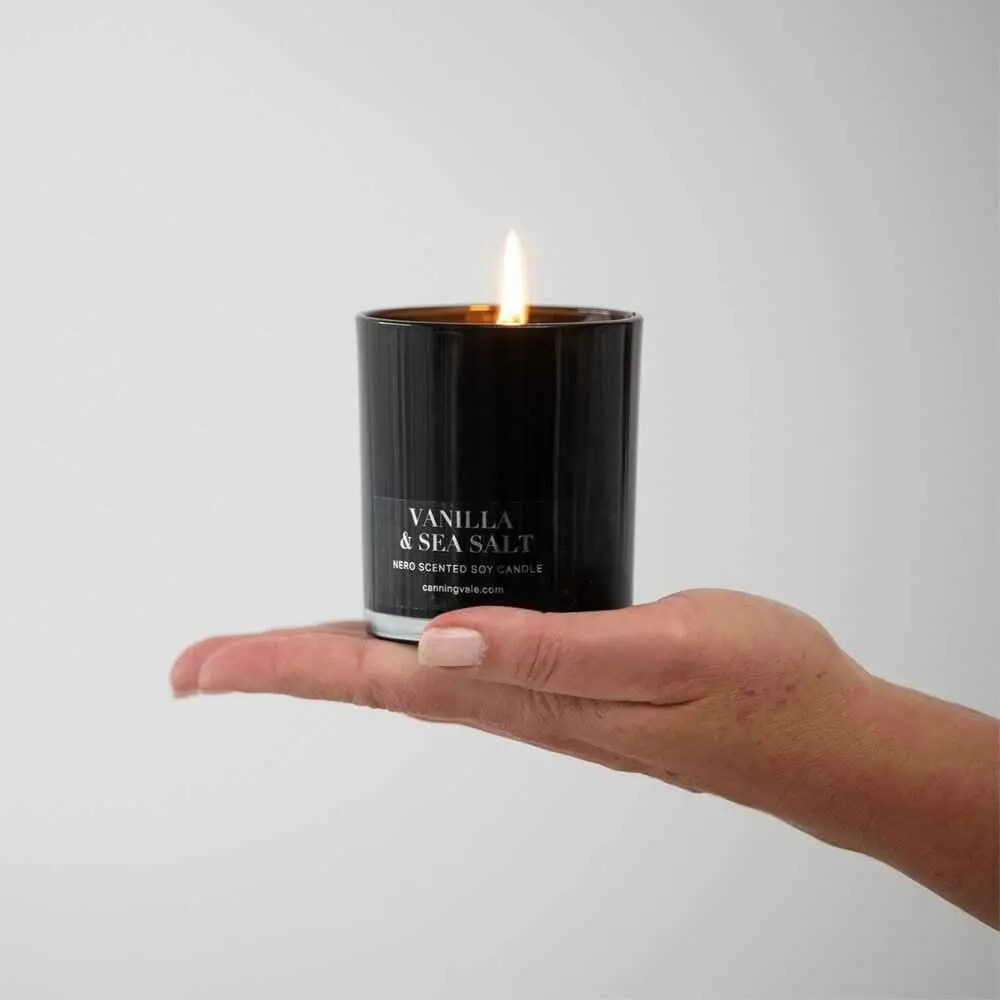 Canningvale Nero Medium 9cm Scented Soy Wax Candle Home Fragrance Decor Fig