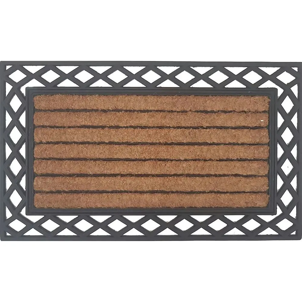 Solemate R & Coir Diamond Edge 45x75cm Functional Outdoor Front Doormat