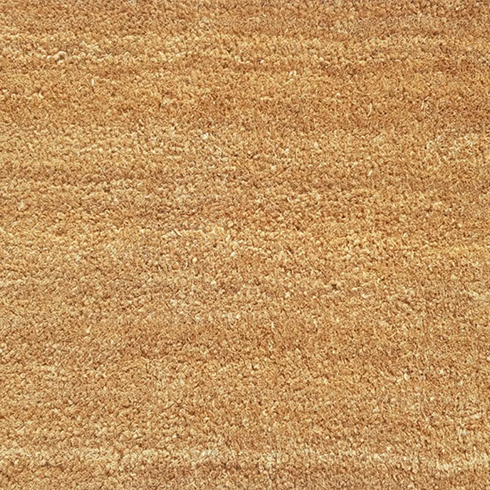 Solemate PVC Backed Coir Natural 40x70cm Slimline Outdoor Stylish Doormat