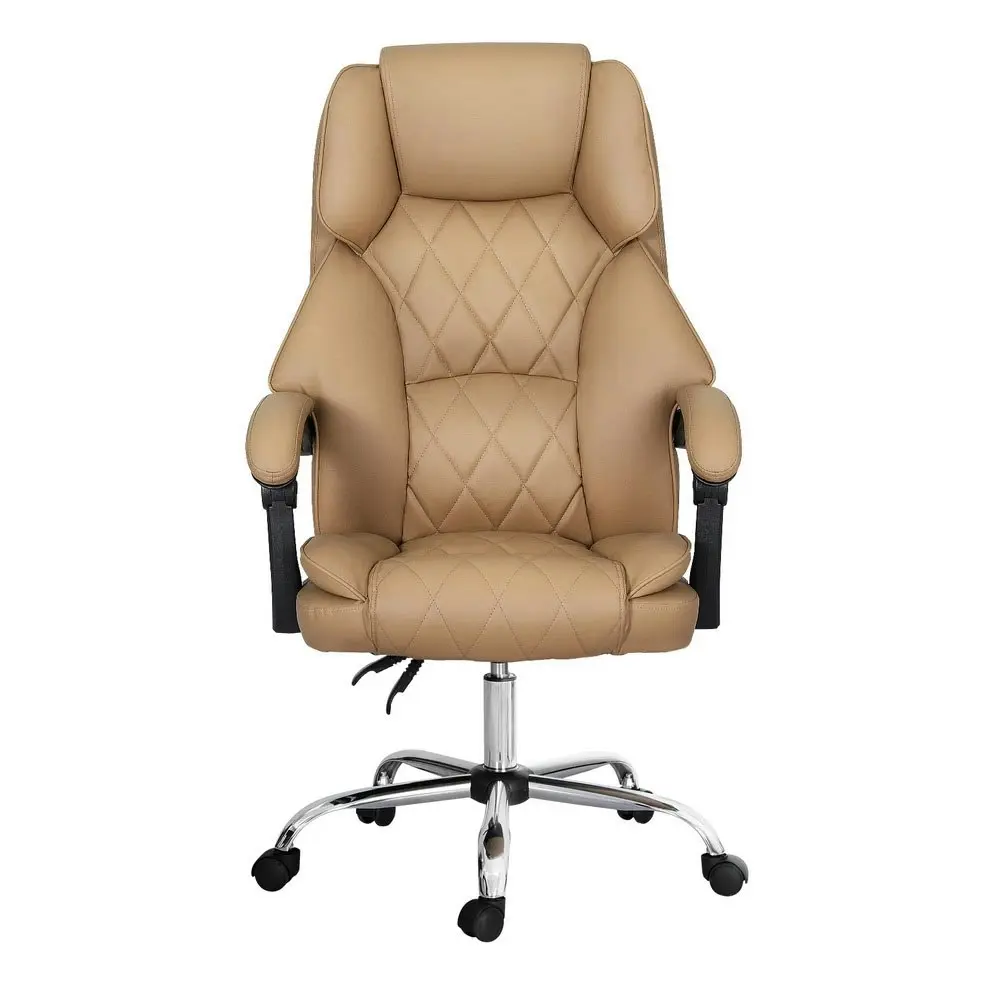 Artiss Executive Office Chair Leather Recliner Espresso