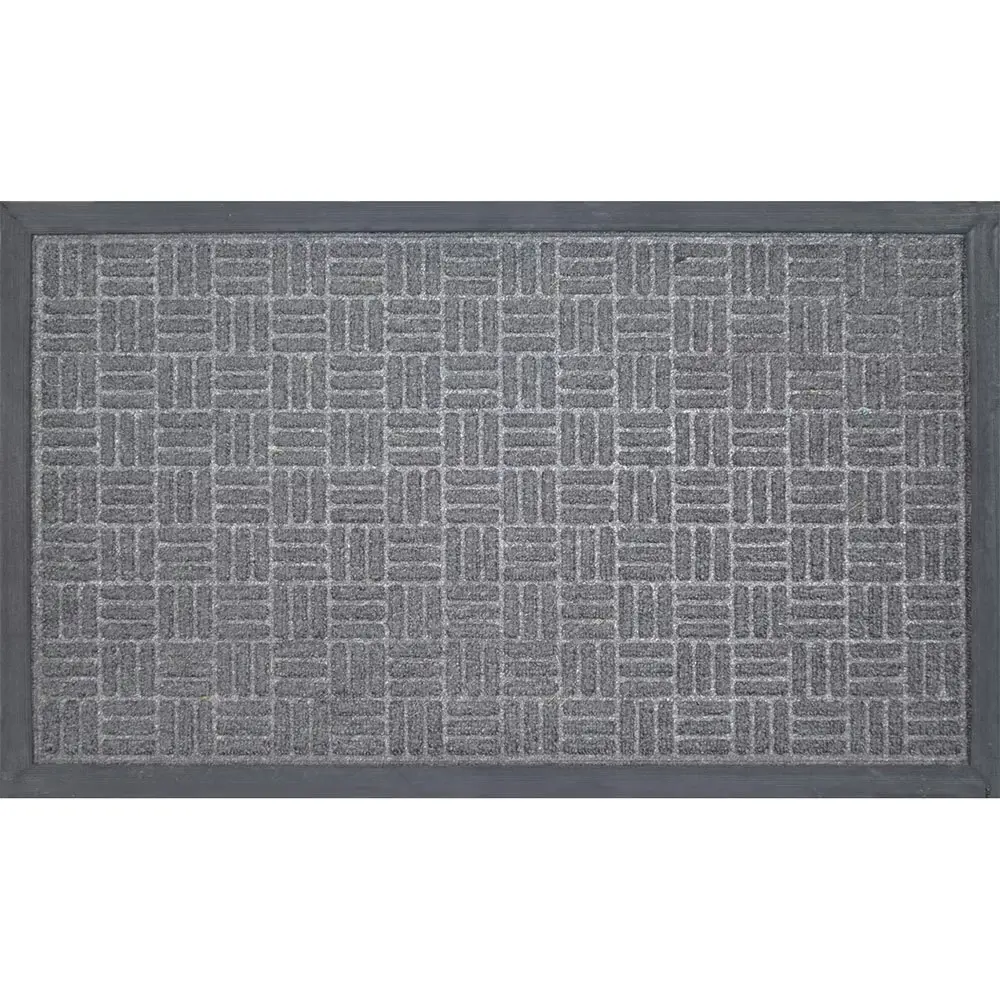 Solemate Marine Carpet Charcoal 45x75cm Functional Outdoor Front Doormat