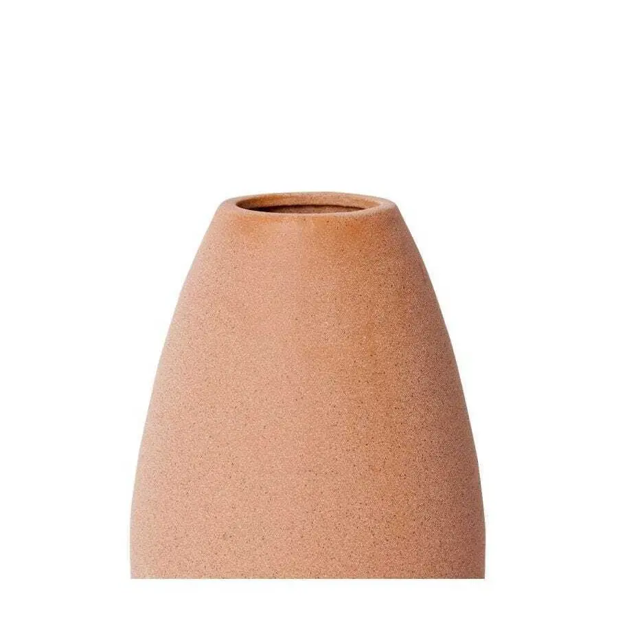 E Style Finley Tub 26cm Ceramic Flower/Plant Vase Tabletop Decor Terracotta