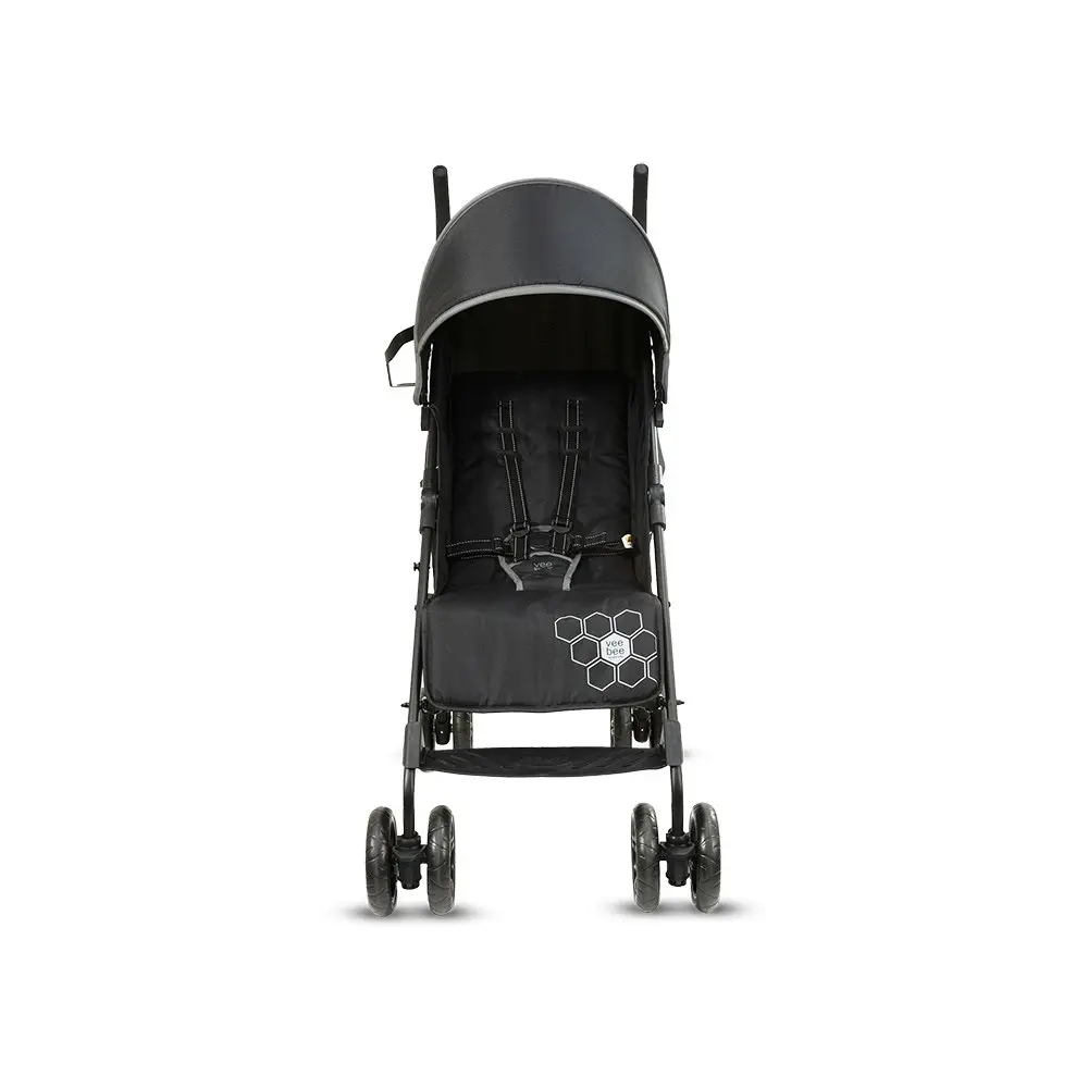 VeeBee Buz Toddler/Child 106cm Stroller Pram w/ Sun Cap/Cup Holder 0m+ Black