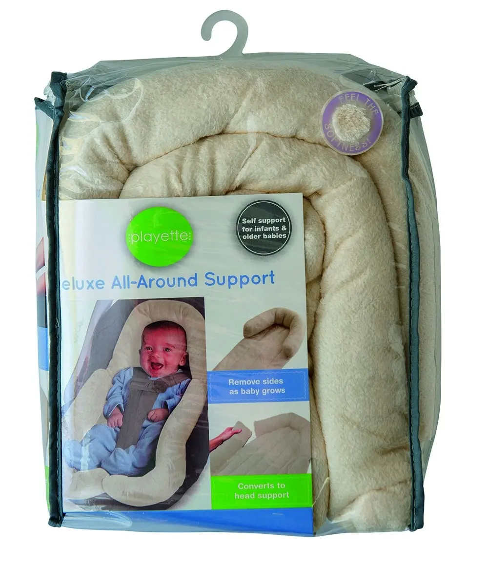 Playette Deluxe All-Around Support Soft Plush Padding Baby/Infant 0m+ Cream