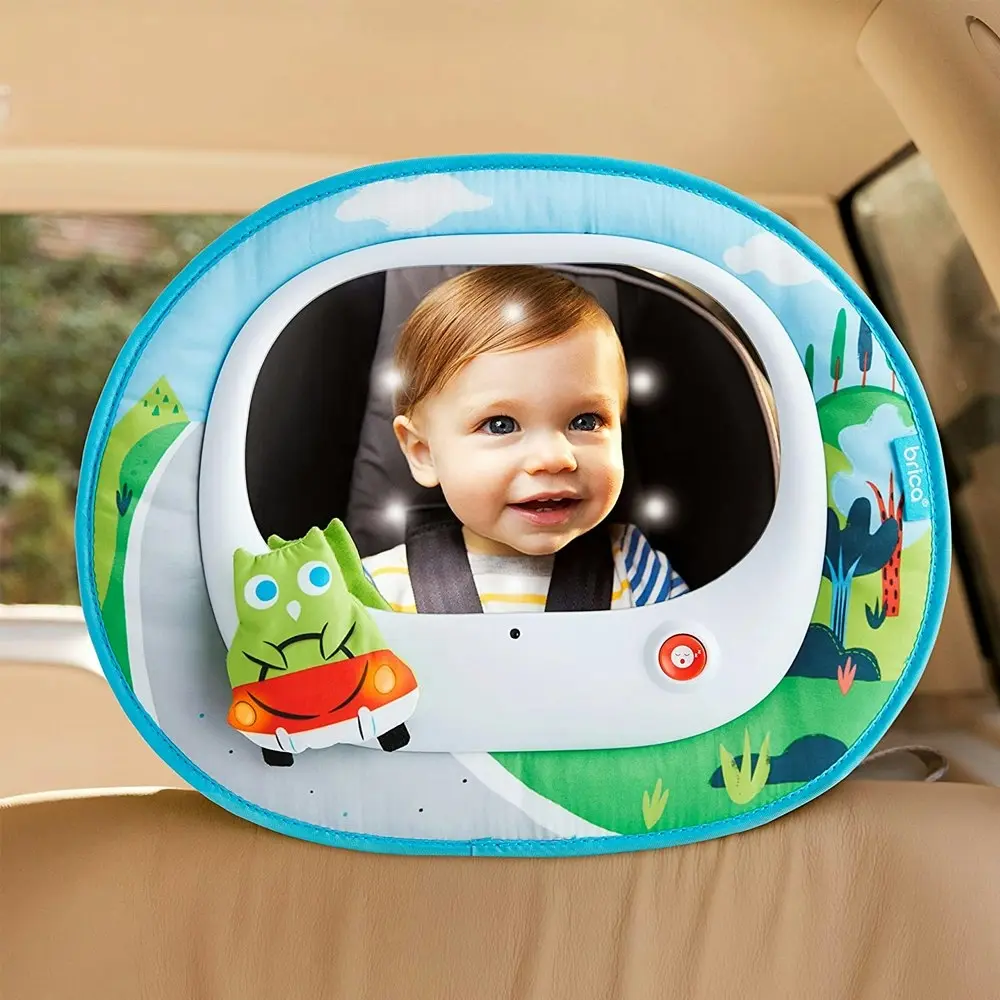 Munchkin Cruisin Baby In-Sight Entertainment Car Headrest Mirror 29cm w/Remote