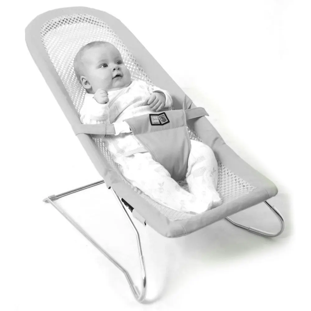 Vee Bee Serenity Black Infant Baby Bouncer Chair/Seat Bouncing Rocking Newborn