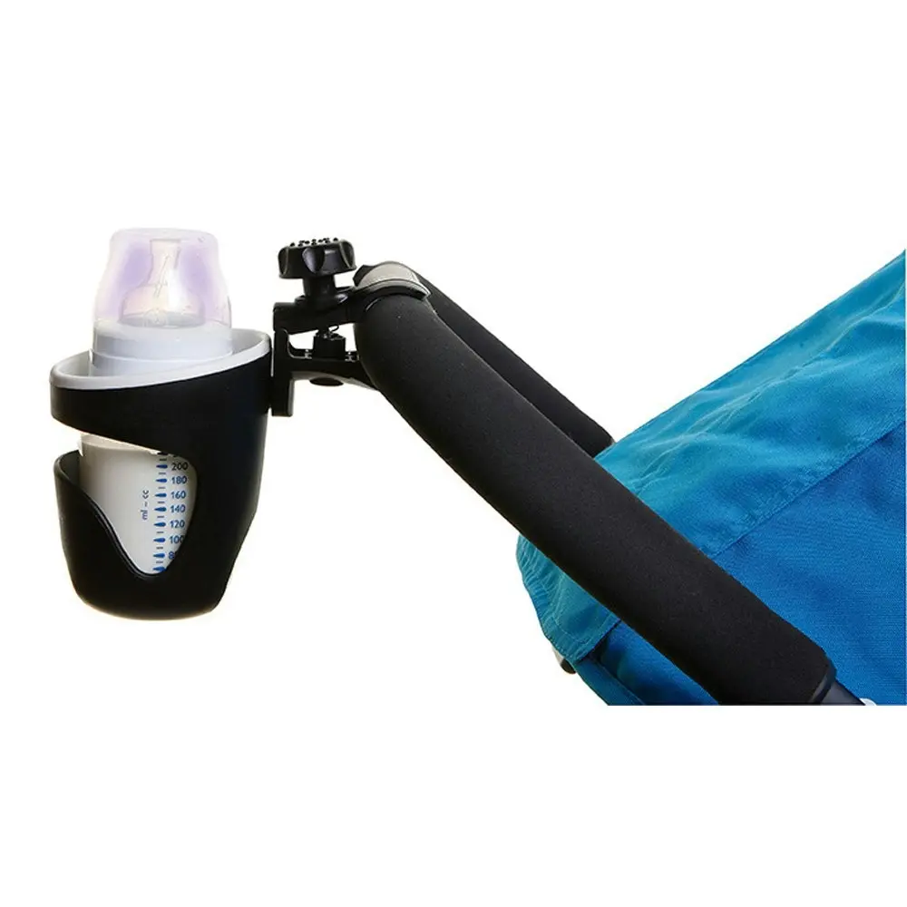 dreambaby Drink/Bottle/Sippy Cup Holder w/ Clamp For Stroller/Pram Black/White