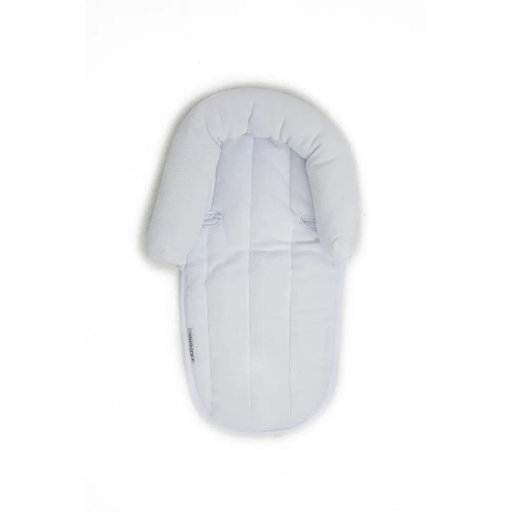 Playette Preemie Soft Quilted Padding Travel Head Support Premature Baby White