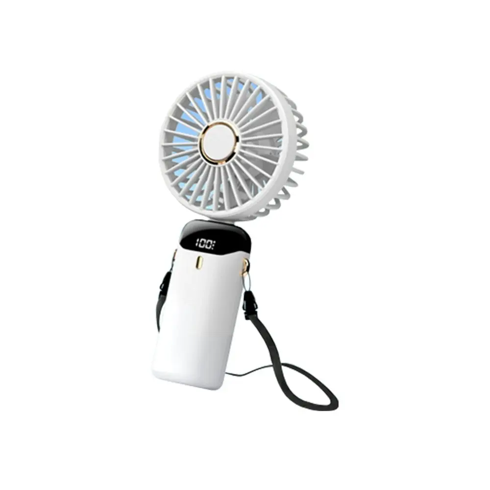 Koolmaxx 3 in 1 Rechargable Portable Ultra Adjustable Indoor/Outdoor Fan White