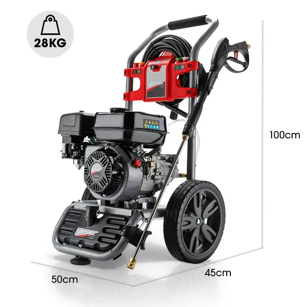 Jet-USA 4800PSI Petrol Powered High Pressure Washer, - CX630