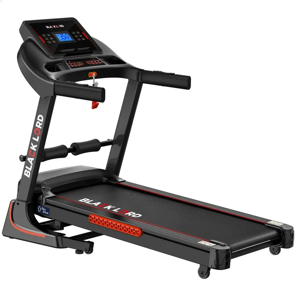 BLACK LORD Incline Electric Running Machine Treadmill