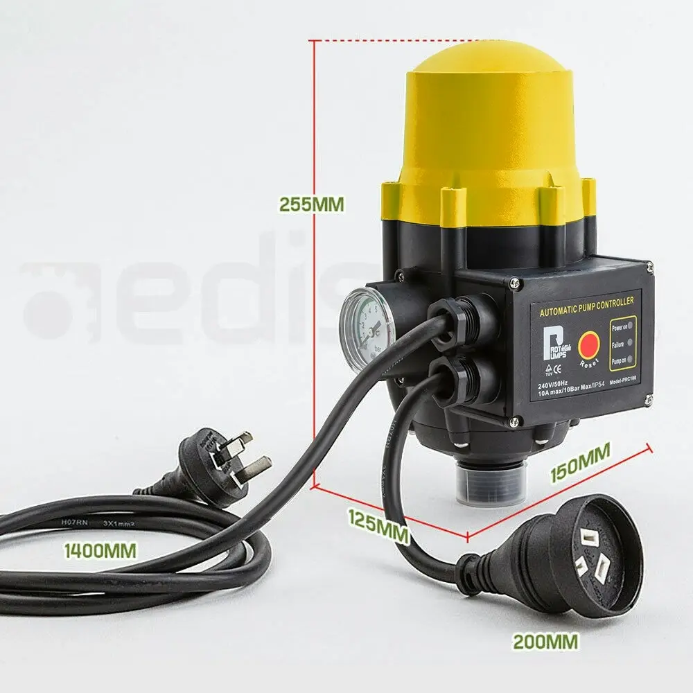 Protege Water Pressure Controller Pump Automatic Adjustable Constant Booster